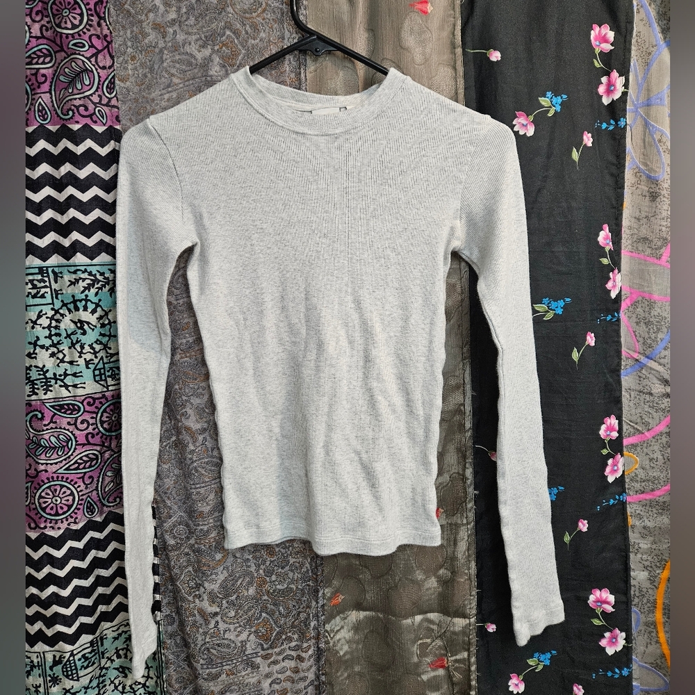 Khy Long Sleeve Crew Neck Tee Small